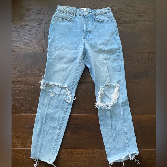 BDG light wash ripped jeans - straight slim size 27 - Picture 1 of 2